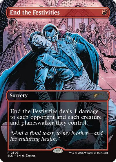 End the Festivities card art