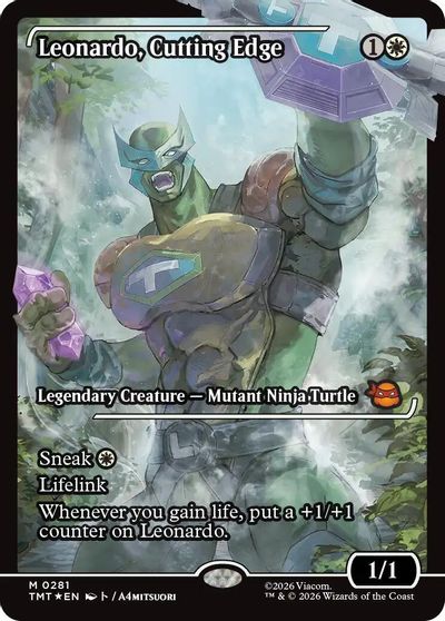 Leonardo, Cutting Edge (Showcase) card art