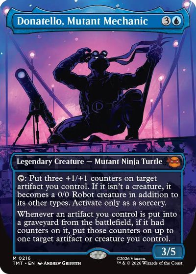 Donatello, Mutant Mechanic (Borderless) card art