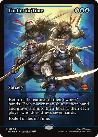 Turtles in Time (Showcase) card art