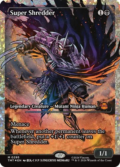 Super Shredder (Showcase) (Fracture Foil) card art