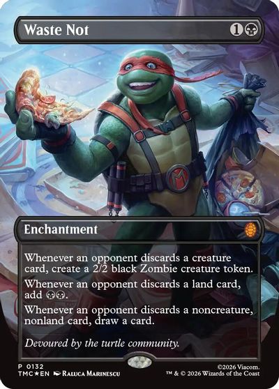 Waste Not (Borderless) card art
