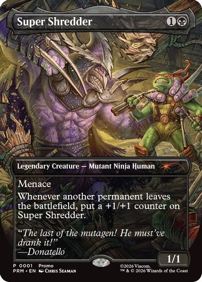 Super Shredder (Borderless) card art