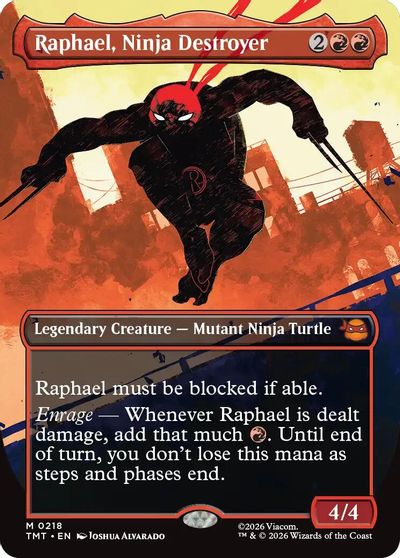 Raphael, Ninja Destroyer (Borderless) card art