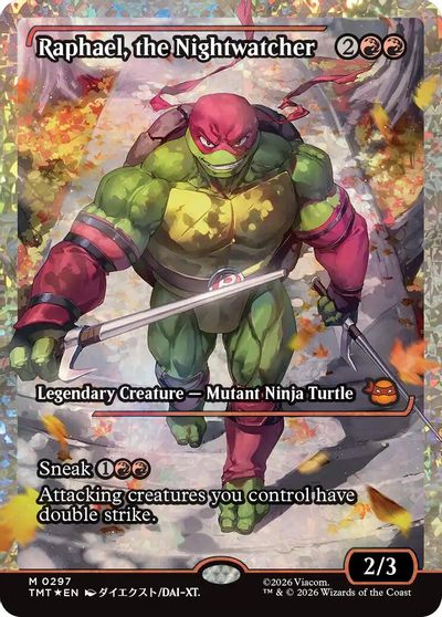 Raphael, the Nightwatcher (Showcase) (Fracture Foil) card art