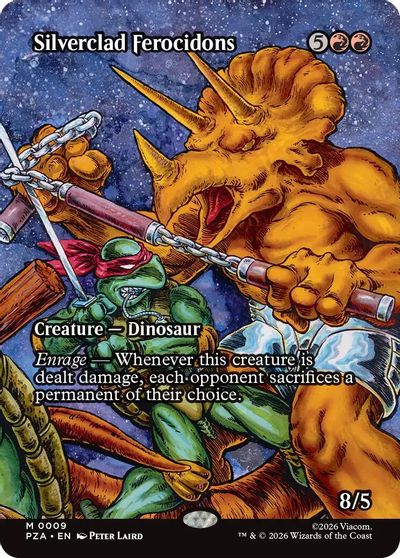 Silverclad Ferocidons (Borderless) card art