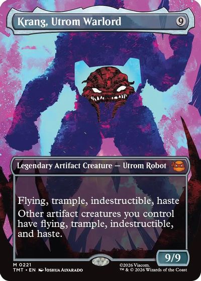 Krang, Utrom Warlord (Borderless) card art
