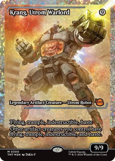Krang, Utrom Warlord (Showcase) (Fracture Foil) card art