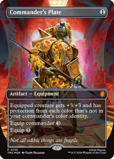 Commander's Plate (Borderless) card art