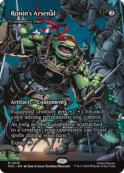 Ronin's Arsenal - Conqueror's Flail (Borderless) card art