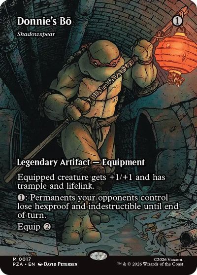 Donnie's Bo - Shadowspear (Borderless) card art