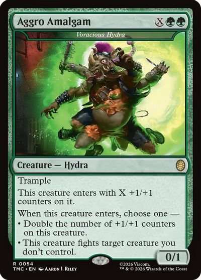 Aggro Amalgam - Voracious Hydra card art