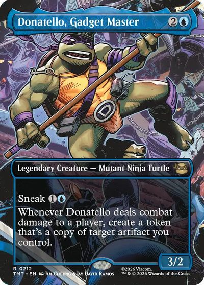 Donatello, Gadget Master (Borderless) card art