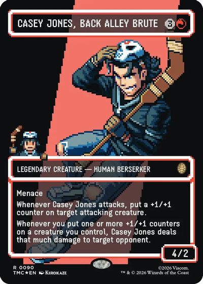 Casey Jones, Back Alley Brute (Borderless) (Surge Foil) card art