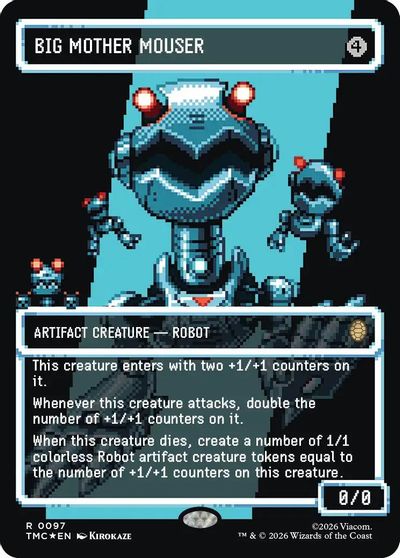 Big Mother Mouser (Borderless) (Surge Foil) card art