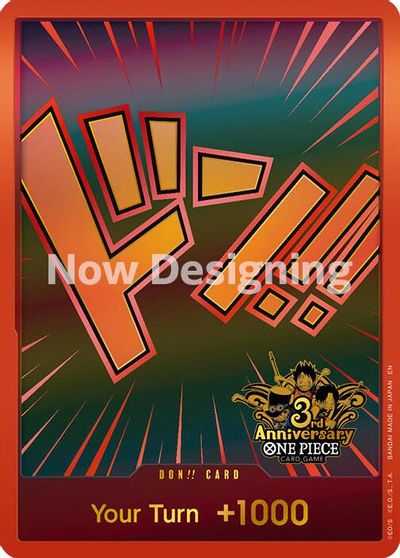 DON!! Card (Japanese Version 3rd Anniversary Set) card art