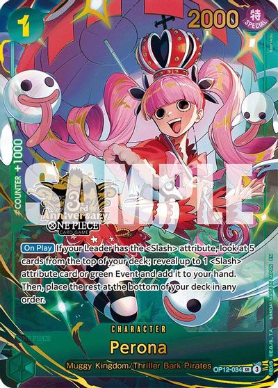 Perona (Japanese Version 3rd Anniversary Set) card art