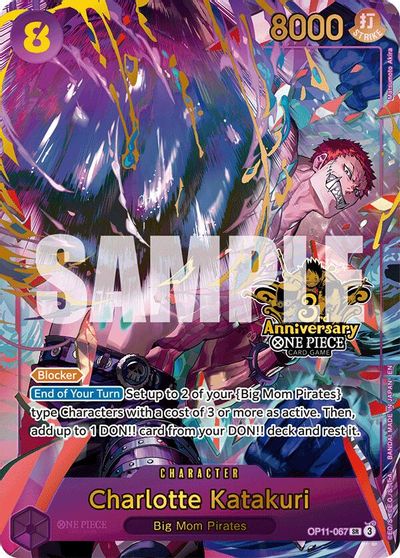 Charlotte Katakuri (Japanese Version 3rd Anniversary Set) card art
