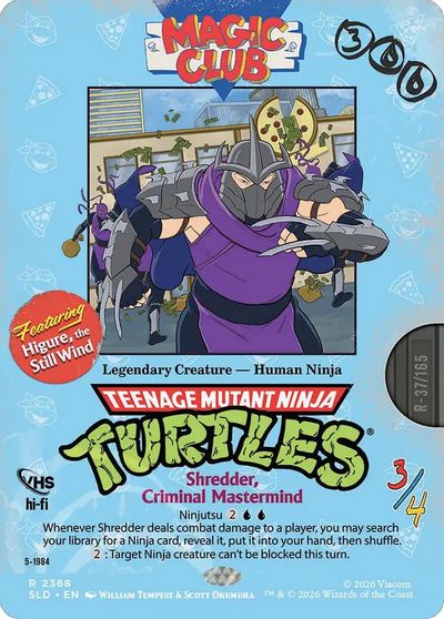 Shredder, Criminal Mastermind - Higure, the Still Wind card art