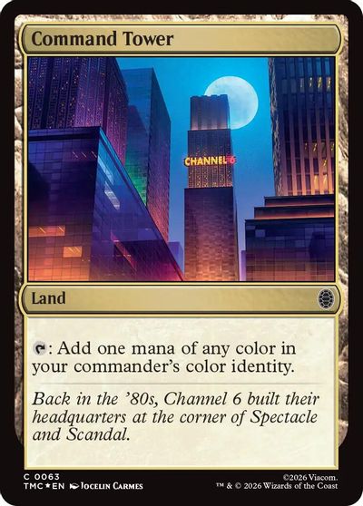 Command Tower (Surge Foil) card art