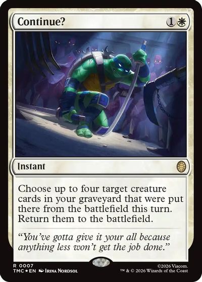 Continue? (Surge Foil) card art