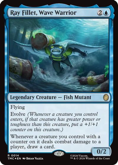 Ray Fillet, Wave Warrior (Surge Foil) card art