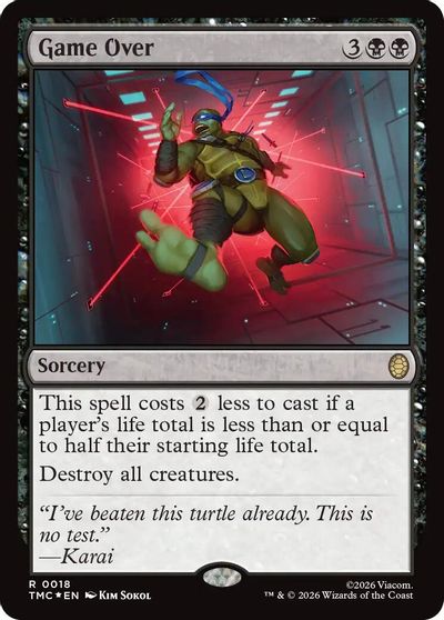 Game Over (Surge Foil) card art