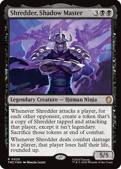 Shredder, Shadow Master (Surge Foil) card art