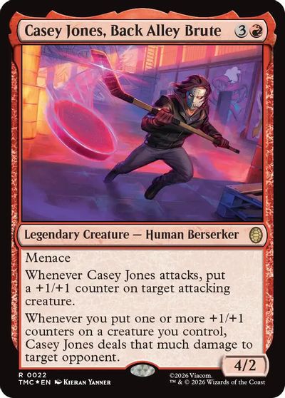 Casey Jones, Back Alley Brute (Surge Foil) card art