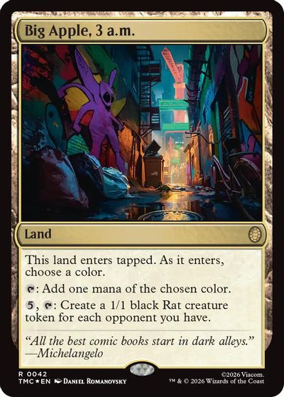 Big Apple, 3 a.m. (Surge Foil) card art