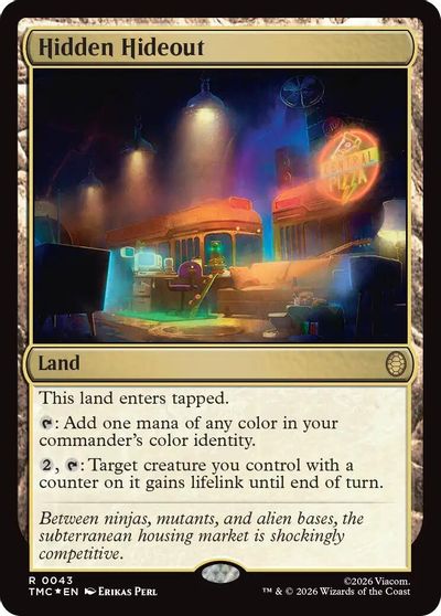 Hidden Hideout (Surge Foil) card art