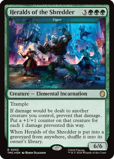 Heralds of the Shredder - Vigor (Surge Foil) card art