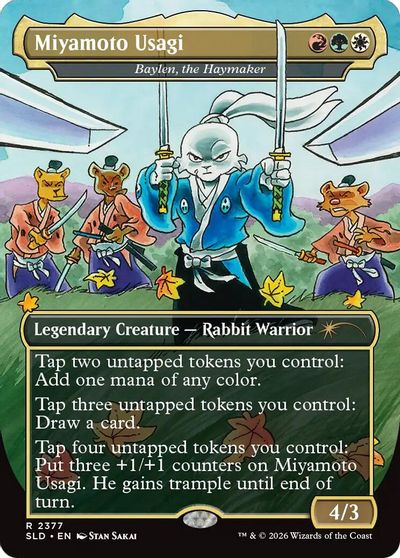 Miyamoto Usagi - Baylen, the Haymaker card art