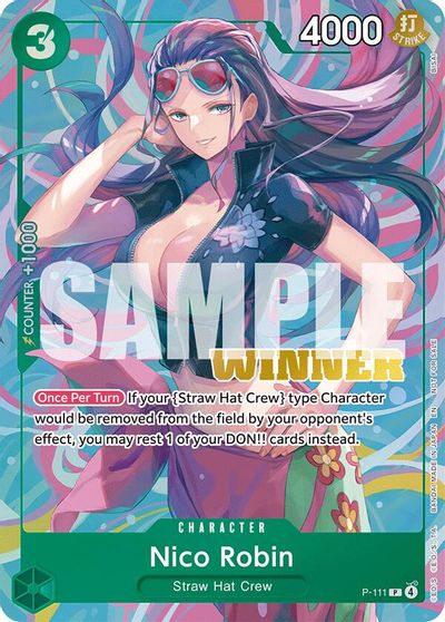 Nico Robin (Heroines Battle Winner Pack) card art