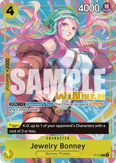 Jewelry Bonney (Heroines Battle Winner Pack) card art