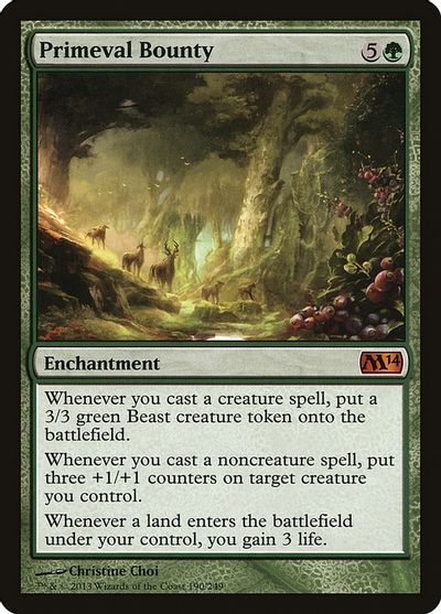 Primeval Bounty card art