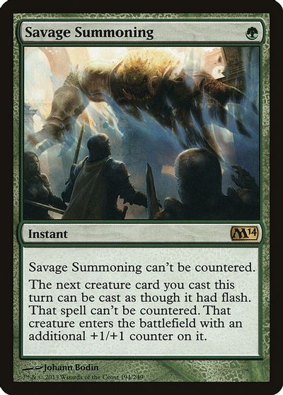 Savage Summoning card art