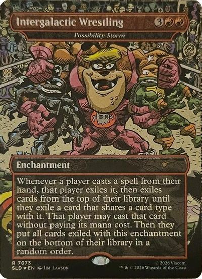 Intergalactic Wrestling - Possibility Storm card art
