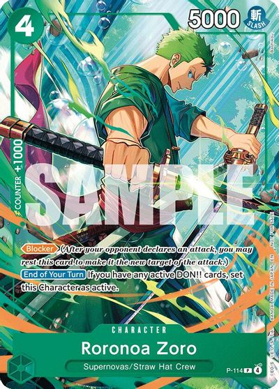 Roronoa Zoro (114) card art