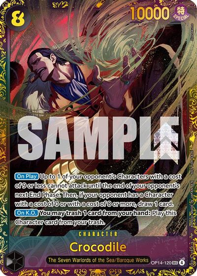 Crocodile - OP14-120 (CS26-27 Regionals Season 1) card art