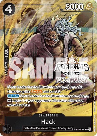 Hack (Regionals Finalist Card Set 26-27) card art