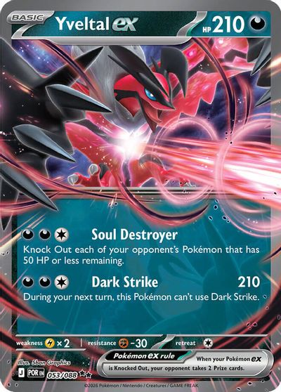 Yveltal ex - 053/088 card art