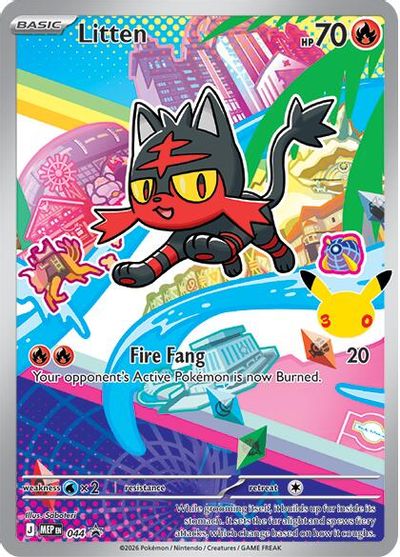 Litten - 044 card art
