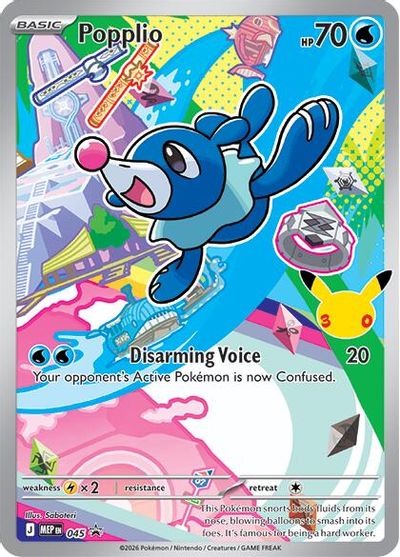 Popplio - 045 card art