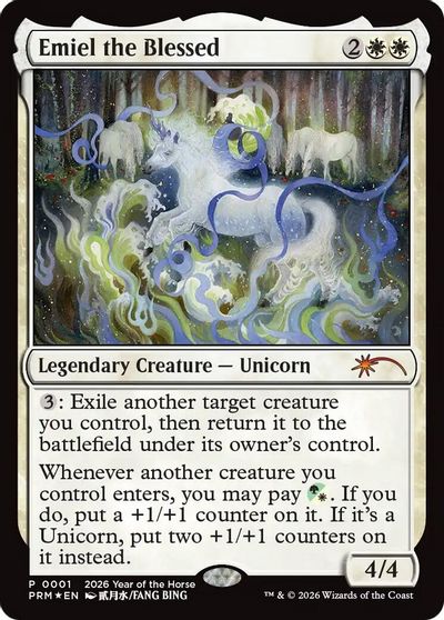 Emiel the Blessed (Year of the Horse 2026) card art