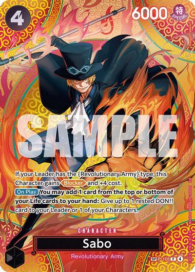 Sabo (P-105) (SP) card art