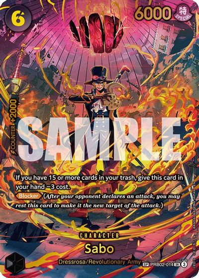 Sabo (PRB02-014) (SP) card art