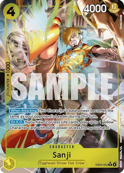 Sanji (EB04-052) (Alternate Art) card art