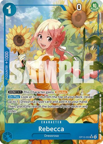 Rebecca (OP15-053) (Alternate Art) card art
