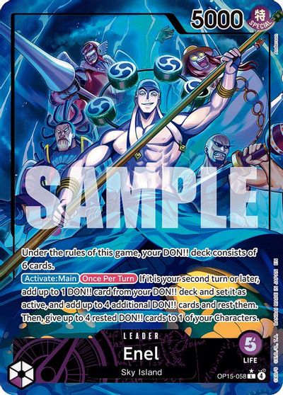Enel (OP15-058) (Alternate Art) card art